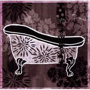  Black & White Tub I   Poster by Rebecca Lyon (6x6)