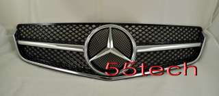 Mercedes W207 E350 E550 COUPE Grille Grill SLS Style AMG 1 Single Fin 