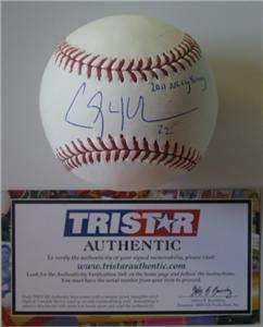   KERSHAW 2011 NL CY YOUNG INSCRIBED AUTOGRAPHED BASEBALL TRISTAR COA