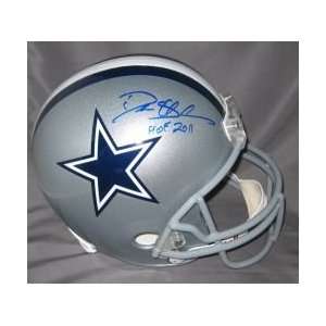  Deion Sanders Signed Dallas Cowboys full size replica helmet w/HOF 
