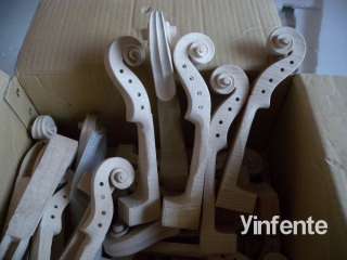 pcs 4/4 New White Violin Neck Maple Wood  
