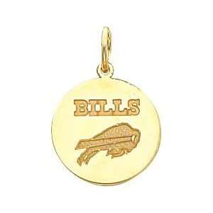  14K Gold NFL Buffalo Bills Logo Charm