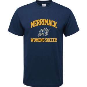   Warriors Navy Youth Womens Soccer Arch T Shirt