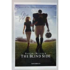   Oher Autographed the Blind Side Movie Poster