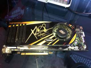 PNY XLR8 VDCRD 8800 GTX 768MB PCIE Video Card AS IS  