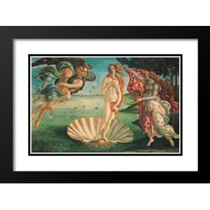  Sandro Botticelli Framed and Double Matted Art 25x29 