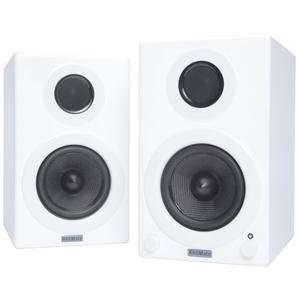  Aktimate Micro White 2 way Active Speaker System with iPod 