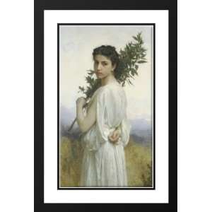  Bouguereau, William Adolphe 17x24 Framed and Double Matted 