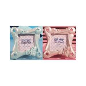  ABC baby block frame favor   Blue or Pink Baby