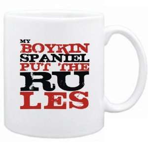  New  My Boykin Spaniel Put The Rules  Mug Dog