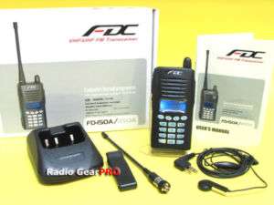 FDC Pro Radio FD 150A VHF 136 174 MHz + Earpiece FD150A  