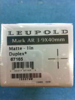 Leupold Mark 3 9x40mm T2 Rifle Scope Duplex 67165  