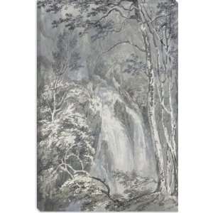  A Waterfall in a Wooded Landscape 1795 by William Turner 