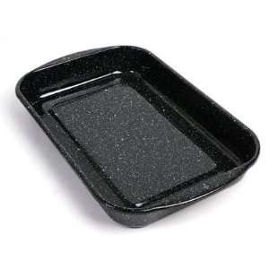   Pan   Black Enamel Without Wax   15.75 x 9.75 x 2 Toys & Games