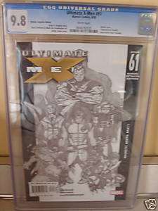 ULTIMATE X MEN #61 cgc 9.8 Retailer Incentive Variant  