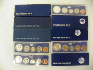 10 US Special Mint Sets, 1966 & 1967 E250  