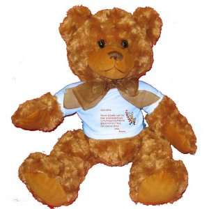  Dear Santa Letter Spoil Brianna Rotten Plush Teddy Bear 