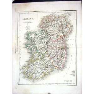   College Antique Map C1875 Ireland Munster Connaught Ulster Home