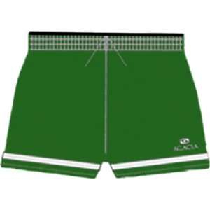  ACACIA Adult Deluxe Soccer Shorts KELLY GREEN/WHITE AXXL 