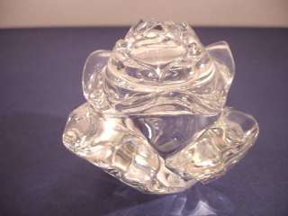 Waterford Rose Covered Crystal Keepsake Box Made in Ireland NIB  