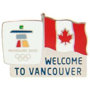   Winter Olympics Welcome to Canada Collectible Pin