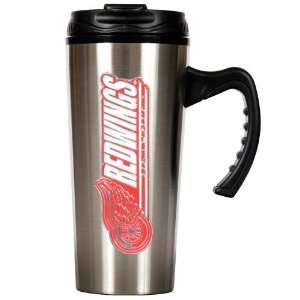   Detroit Red Wings NHL 16oz Stainless Steel Travel Mug: Everything Else