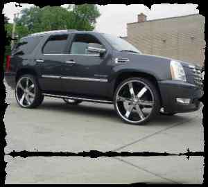 28s U 2 55 CHEVY TAHOE RIMS AND TIRES  