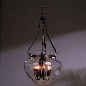  Acharn Foyer Pendant with Water Glass by Hubbardton Forge 