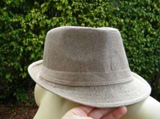BEBE 2b hat CAP FEDORA brown  