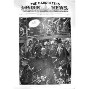  1900 GENERAL BULLER ARRIVAL SHIP SOUTHAMPTON PASSENGERS 