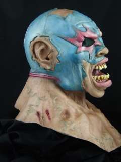 Wrestler Halloween Horror Latex Mask Prop, NEW  