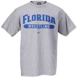  Nike Florida Gators Ash Wrestling T shirt Sports 