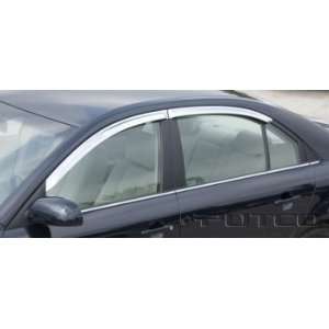  2007 Hyundai Sonata Element chrome window visors (Set of 4 