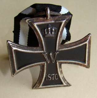 IMPERIAL GERMAN IRON CROSS MEDAL 2st CLASS 1870  