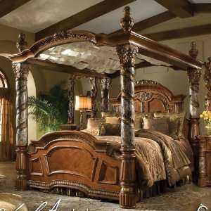   Furniture Villa Valencia Canopy Bed 72 55 CANOPY BED: Home & Kitchen