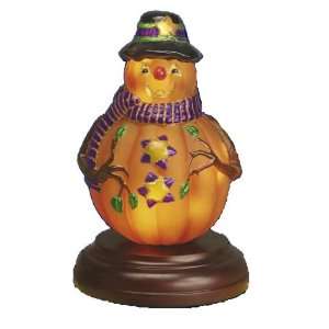 Old World Christmas Halloween Pumpkin Man Light 