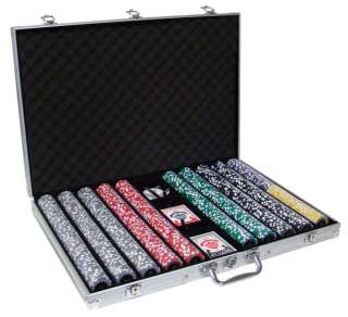 1000 Ct Eclipse Poker Chip Set 14 table gm FREE BOOK  