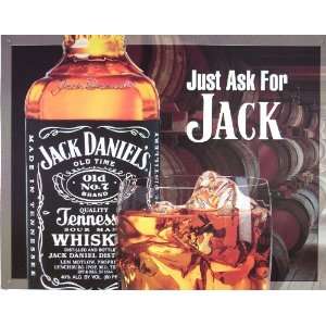  Jack Daniels Ask for Jack Tin Sign: Home & Kitchen