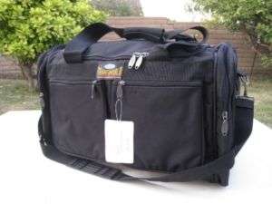 New Black TRANSWORLD Sport Duffel Gym Travel Bag Luggag  