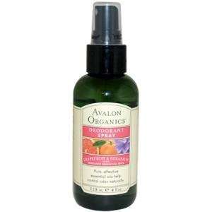  Deodorant Spray Grapefruit+Geranium 4 Ounces Health 