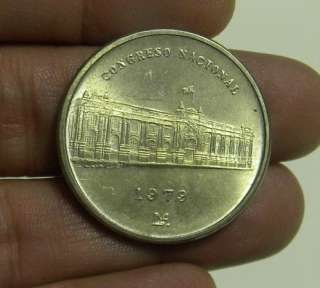   1979 LIMA 1000 SOLES SILVER COIN NATIONAL CONGRESS BUILDING  