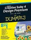 Adobe Creative Suite 4 Design Premium All in one Dummies Book NEW PB 
