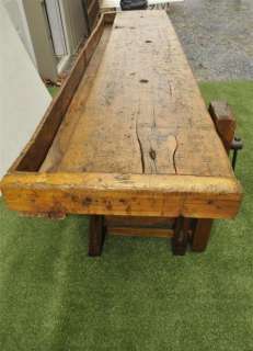 description enormous vintage work bench dating from the late 19th 