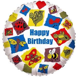  18 Party Bugs Birthday Balloon (1 ct): Toys & Games