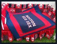 NEW baby crib bedding set m/ BOSTON RED SOX fabric  