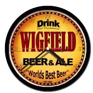  WIGFIELD beer and ale cerveza wall clock: Everything Else
