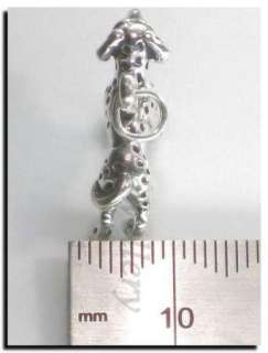 Dalmatian Dog sterling silver charm .925 charms x 1 SSLP3523  
