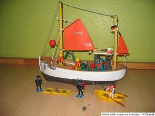 Playmobil 3551 Set Fishing Boat rare LGB Train G Scale  