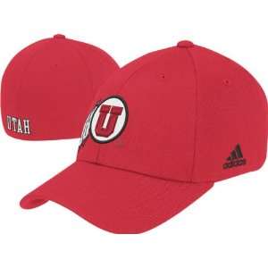  Utah Utes adidas Basic Logo Flex Hat