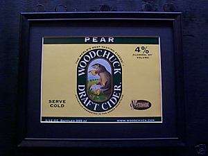 WOODCHUCK PEAR DRAFT CIDER BEER SIGN #75  